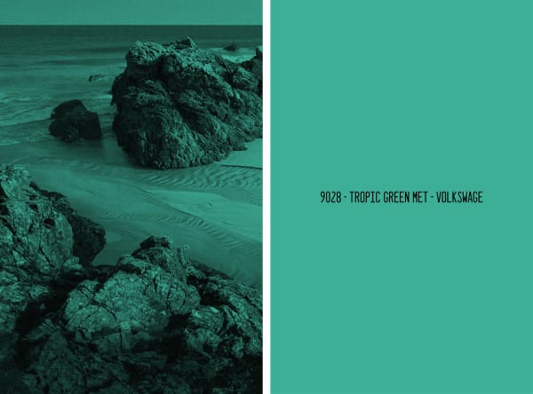 Mathieu Asselin, Undefined Landscape Mercedes GLS 2017 & 9028 - Tropic Green Met - Volkswagen, 2023