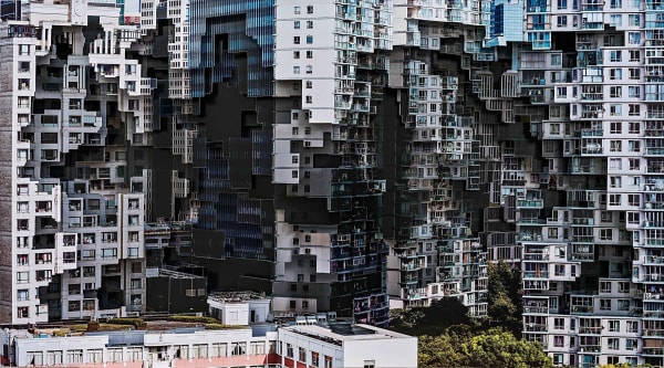 Michel Lamoller, Anthropogenic Mass 10 (Shanghai), 2022