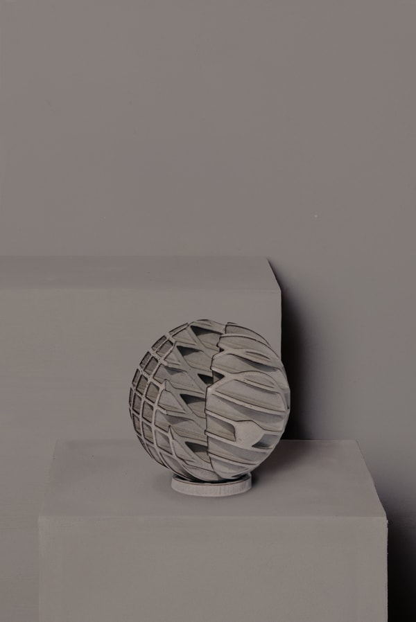 Alessio Tasca, Rare Tasca Ceramic Sculpture "Sfere"