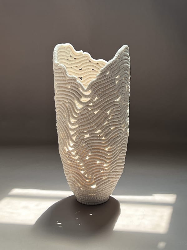 Leah Kaplan, Crewel Meander, 2024
