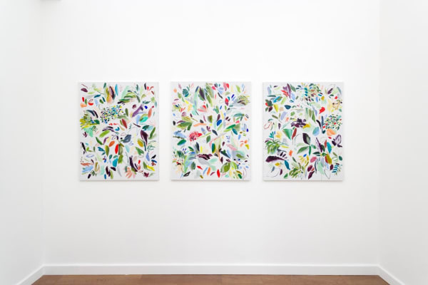 Invisible Green 45, 46, 47 - triptych