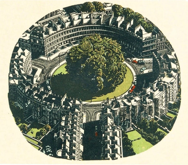 Anne Desmet R.A., Bath Circus III, 1998