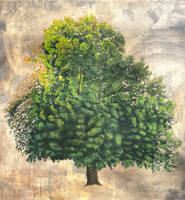 Josefa Cordua, The Tree, acrylic on canvas