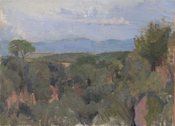 Beth Bernhardt, Civita Castellana Valley, oil on linen