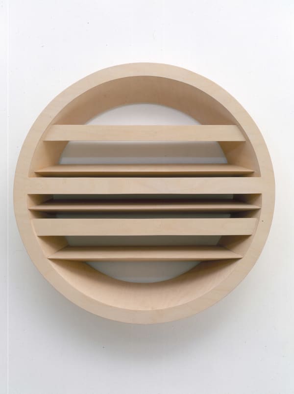 Nigel Hall RA., Midnight Sun, polished birchwood