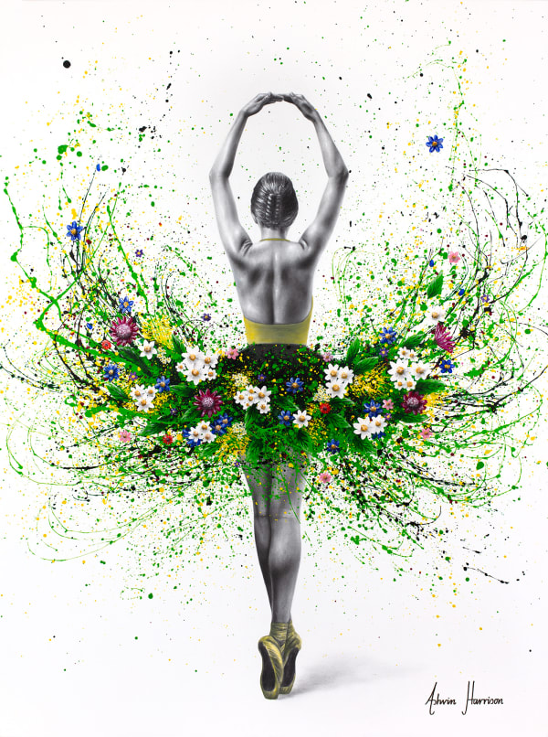 Ashvin Harrison, Flower Garden Dancer (Giclée), 2024