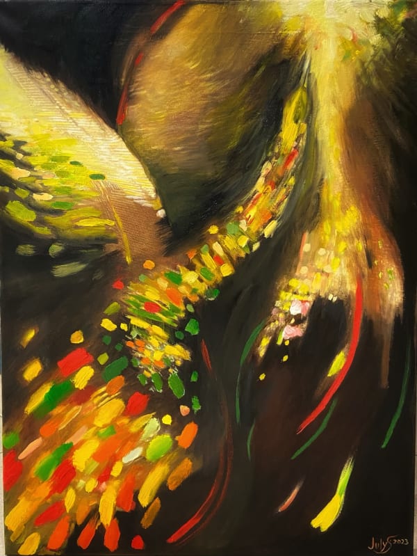 Gulshat Sobgaida (Julys), The Bird of Happiness, 2023