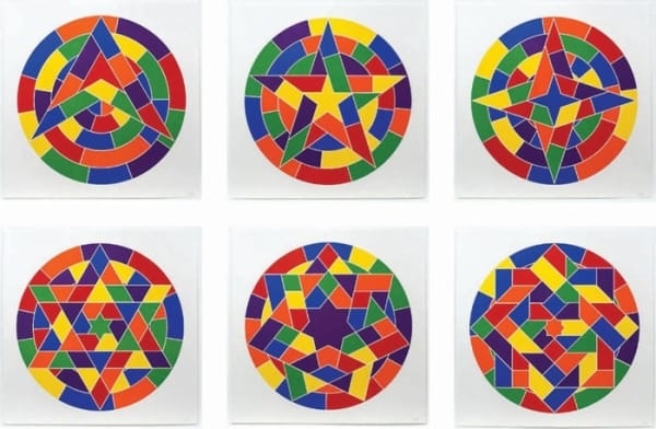Sol LeWitt, Tondo Stars, 2002