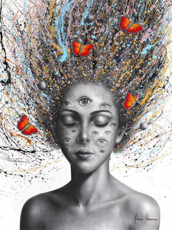 Ashvin Harrison, Venus Visionary (Original Hand Painting), 2025