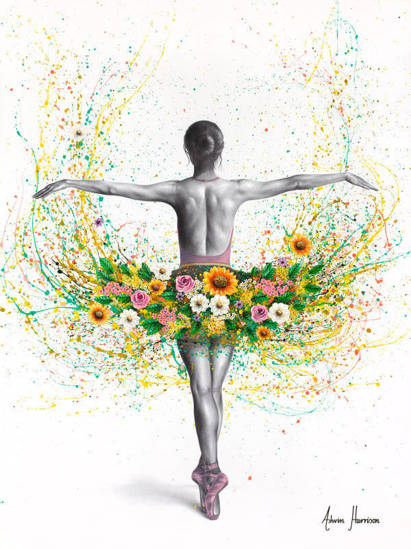 Ashvin Harrison, Spring Floral Dancer (Giclée), 2024