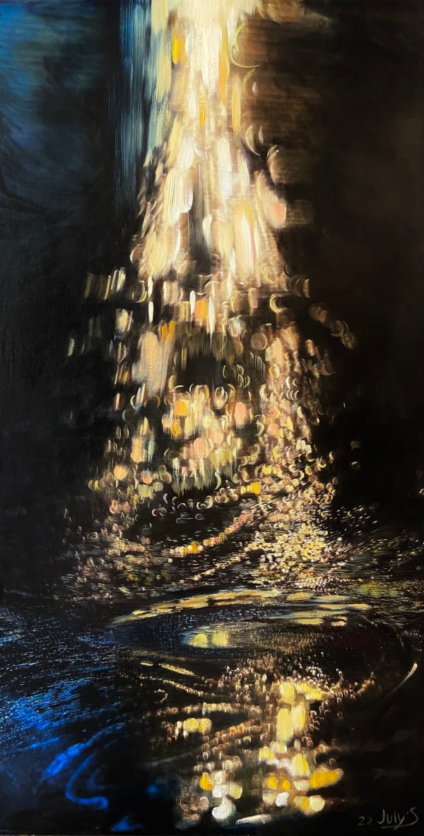 Gulshat Sobgaida (Julys), The Waterfall of Abundance, 2022