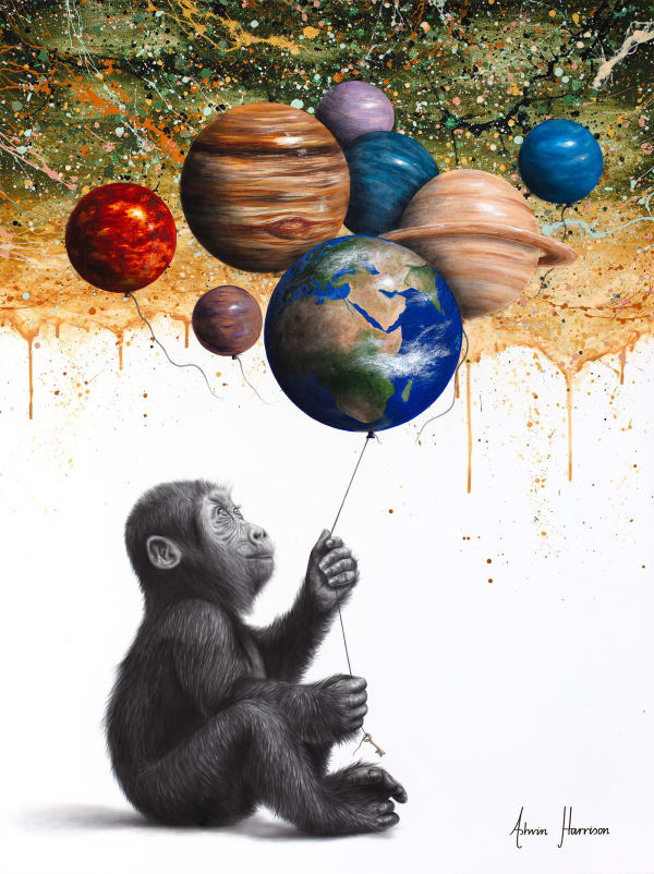 Ashvin Harrison, Key To The World (Original Hand Painting), 2025