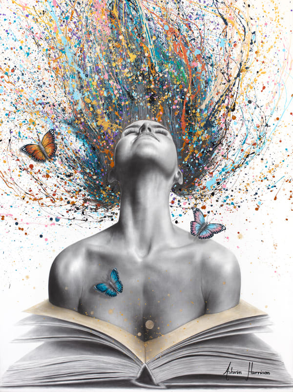 Ashvin Harrison, Chapter of the Infinite Self (Original Hand Painting), 2025