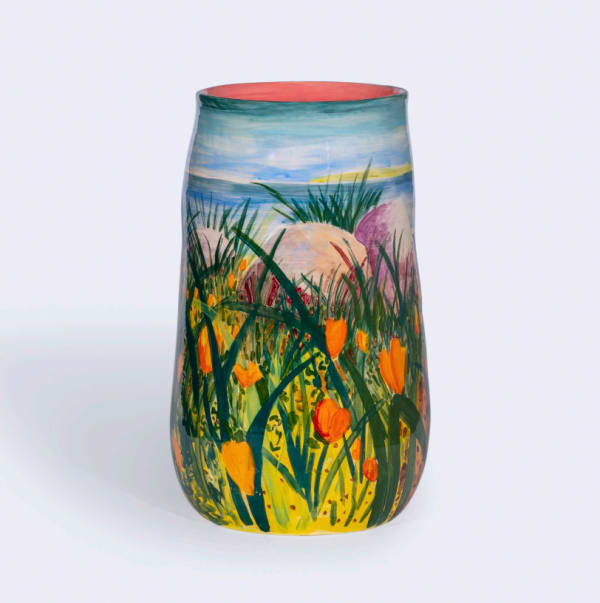 Anna Valdez, Wildflowers at the Berkeley Marina, 2023