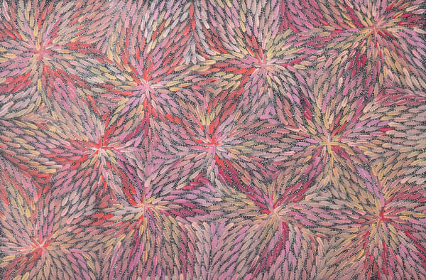 Bernadine Kemarre Johnson, Bush Medicine Leaves by Bernadine Kemarre Johnson, 2021