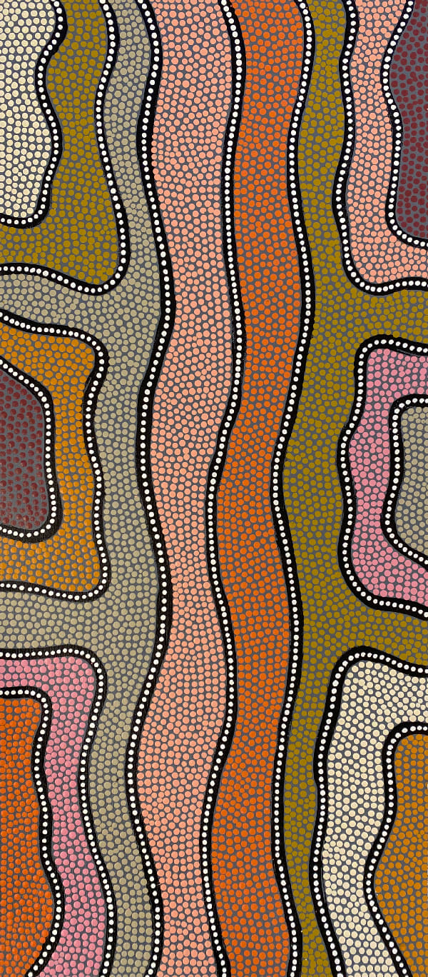 Women's Body Painting (Yawulyu) by Patsy Ross Napaltjarri
