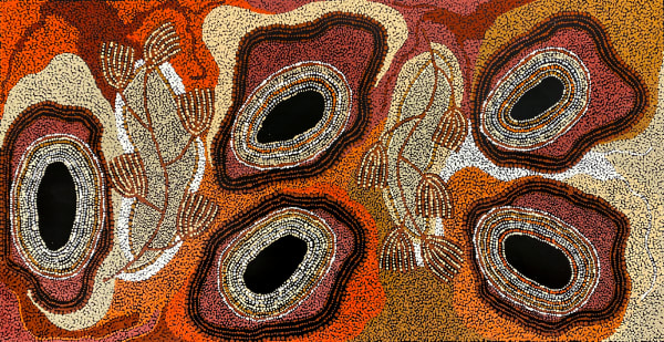 Wangunu (Bush Damper Seed) by Alison Munti Riley, 2025