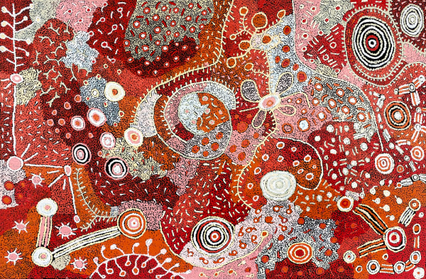 Minyma Malilu by Kay Baker, 2022, acrylic on linen