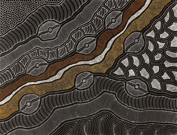 My Country by Delvine Pitjara (Petyarre)