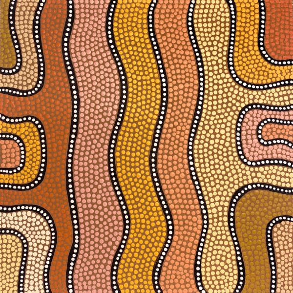 Women's Body Painting (Yawulyu) by Patsy Ross, 2025