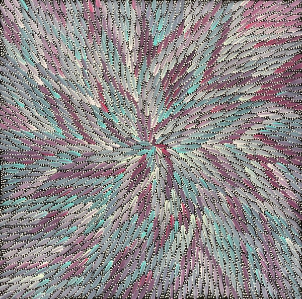 Bernadine Kemarre Johnson, Bush Medicine Leaves by Bernadine Kemarre Johnson, 2022