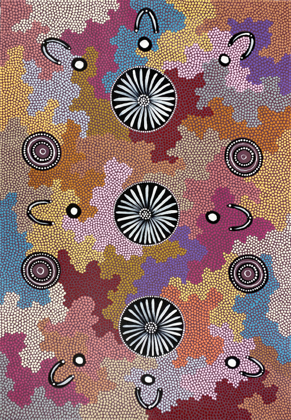 Women Collecting Wild Bush Medicine by Patsy Ross