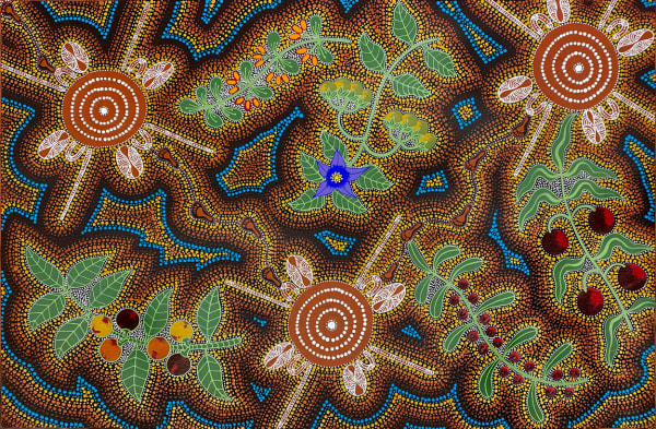 Marie Ryder, Women on Walkabout Collecting Bush Foods by Marie Ryder, 2024