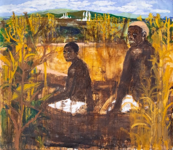 René Tavares Leve Leve Mood, 2023 Oil, pigment, and acrylic on canvas 158 x 182 cm