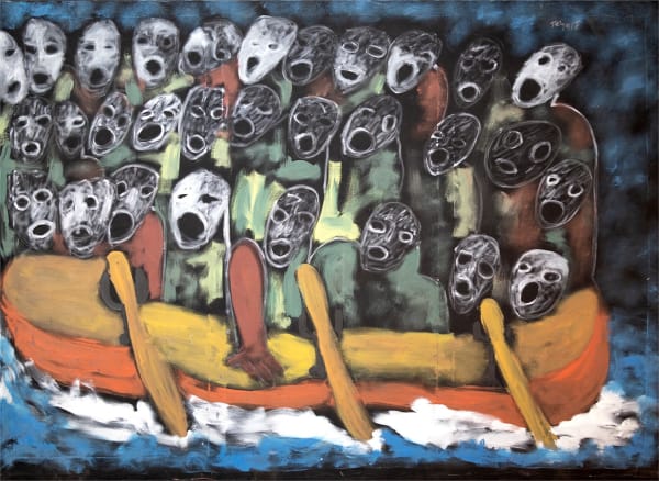 Migrantes (Mediterrâneo Cemitério de Africanos)