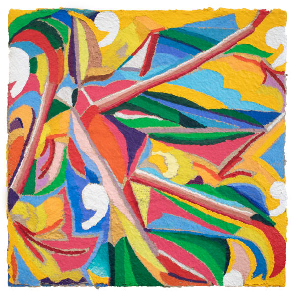 Francisco Vidal, UTOPIA MACHINE , COTTON FLOWERS (AZUL S/ROSA), 2021