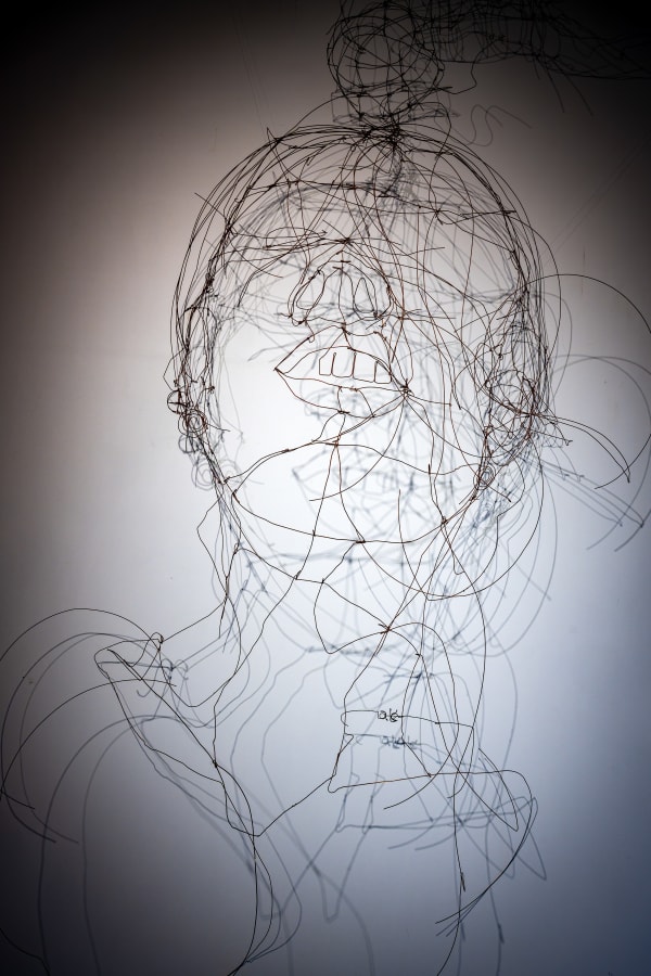 Eduardo Malé Racionalização, 2018 Burnt wire Variable Dimensions