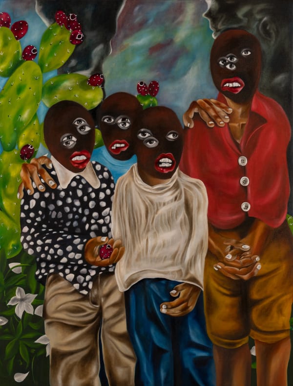 Lerato Motaung, Thorny Background, 2021