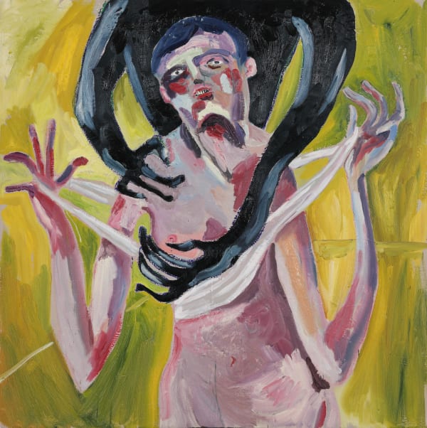 Dominique Cheminais Fondle, 2022 112 x 112 cm Oil on canvas