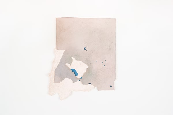 Guy Simpson Old Atlantic House , 2023 98 x 79 x 8 cm House paints, acrylic and crafting sand on canvas