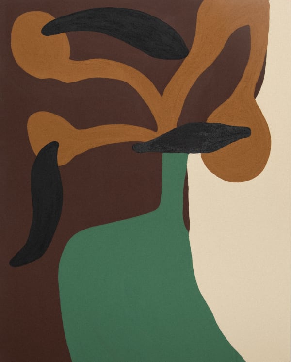Lulama Wolf Is this still life? X, 2022 130 x 100 cm Acrylic and sand on canvas