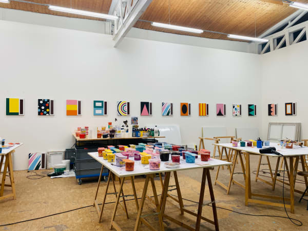 Thomas Wachholz, Studio view, 2022