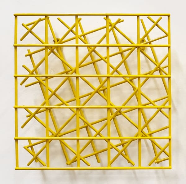 Gaelen Pinnock Nest #4, 2022 25,5 x 25,5 x 4 cm Steel with polymer resin coating