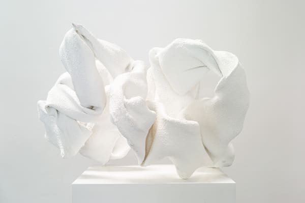 David Brits Pyrrhic Victories From the Sinusoidal Nebulous Series, 2021-2023 80 x 60 x 50 cm Fibreglass, aluminium, resin, quartz crystals, pigment