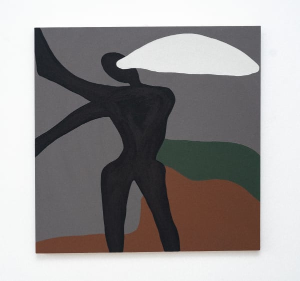 Lulama Wolf Untitled 1, 2023 125 x125 cm Acrylic and sand on canvas