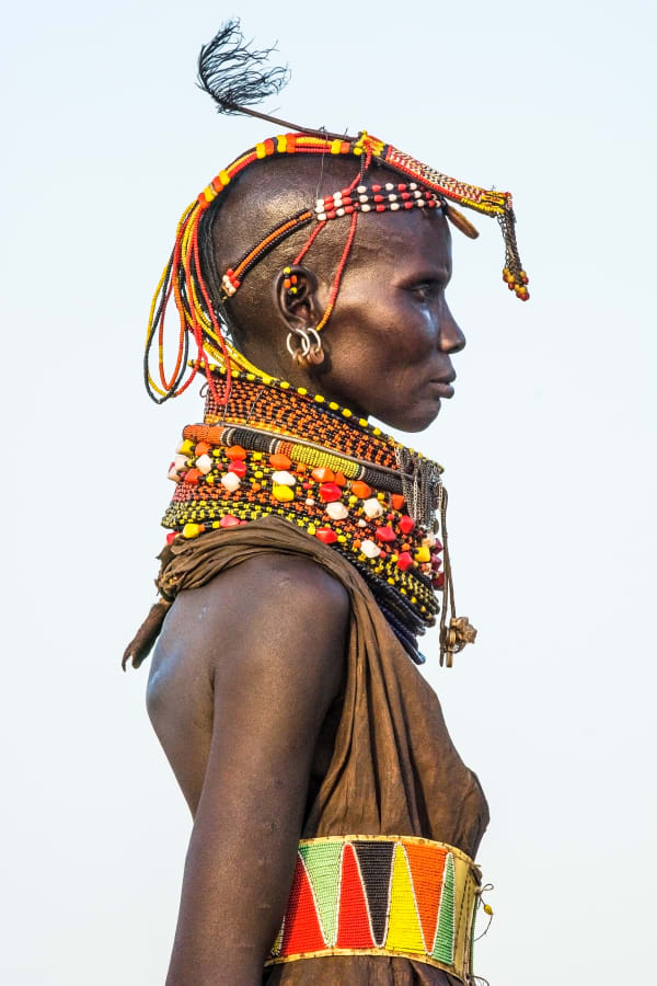 Carol Beckwith and Angela Fisher, Turkana Female Elder, Kenya, 2014