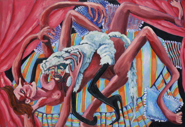 Dominique Cheminais The Brink of Death, 2022 120 x 174 cm Oil on canvas