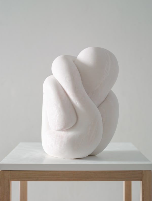 Abdus Salaam Ishq, 2025 40 x 38 x 30 cm Namibian marble
