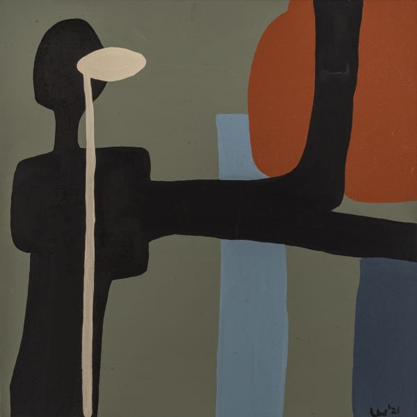 Lulama Wolf, Instimbi (Steel bar), 2021