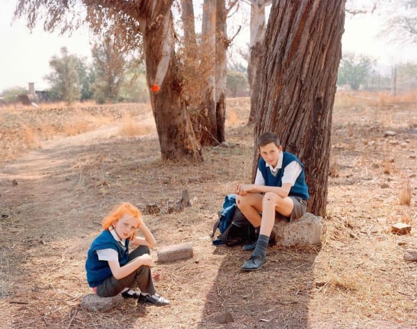 Johno Mellish, Two School Children, 2017