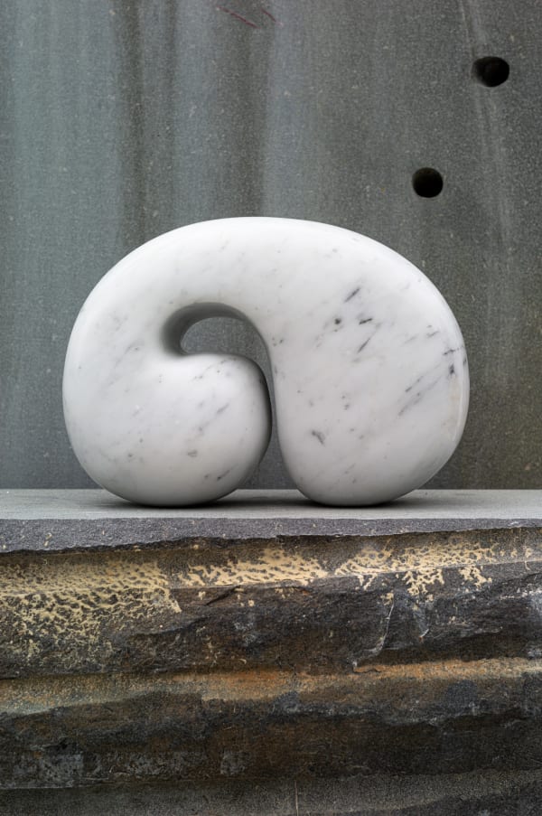 Abdus Salaam Sadjah II, 2024 44 x 30 x 18 cm Carrara Marble