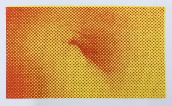 Nina Turok Shapiro Bellies X , 2022 10.9 x 17.5 mm Silk-screen print on Fabriano Unica