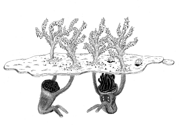 Atang Tshikare, Leanô la polaô (‘Underhanded Preying), 2019