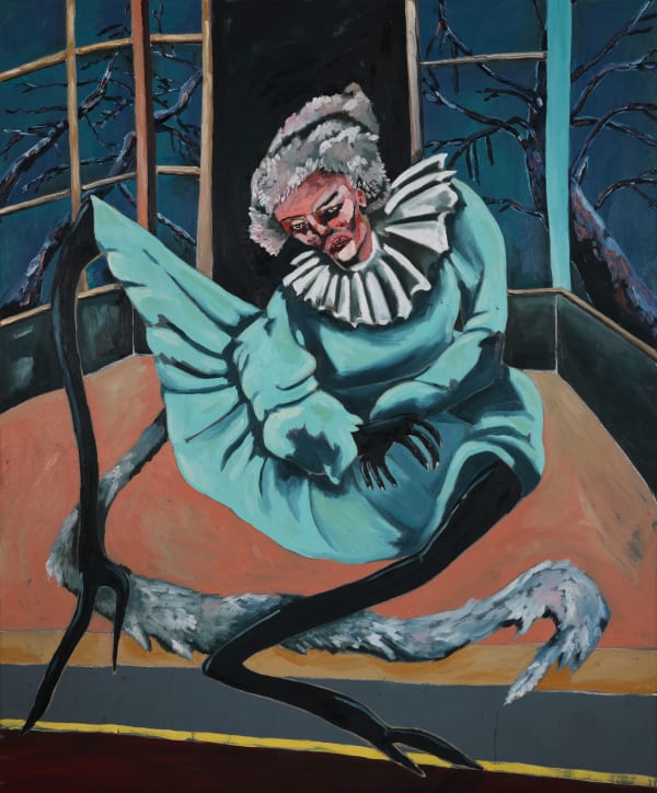 Dominique Cheminais Opal the Cat, 2022 198 x 164 cm Oil on canvas