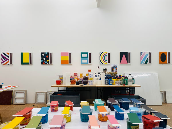 Thomas Wachholz, Studio view, 2022