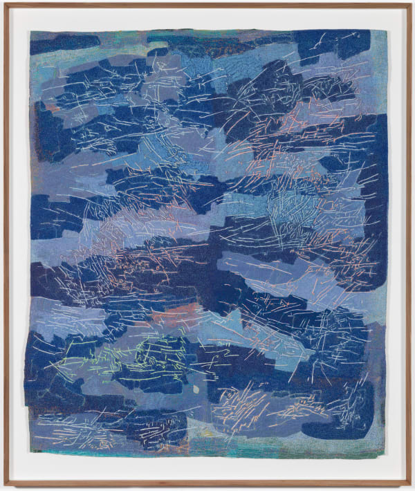 Amy Rusch, What comes with the Wind - luminescent night sail, 2024-2025